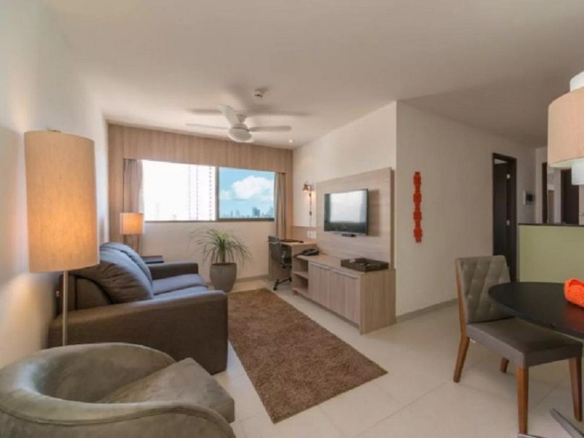 Excelente Flat Em Boa Viagem 2 Quartos Beach Class Ideal Para Familia Ou Viagens De Negocio Nob1804 Recife Esterno foto